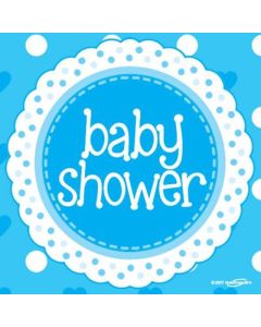 Blue Baby Shower Napkins 16pk Oaktree