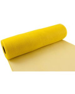 25cm x 9.1m (10yds) Yellow Deco Mesh Eleganza
