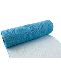 25cm x 9.1m (10yds) Light Blue Deco Mesh Eleganza