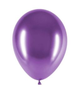 5" Purple Chromium Latex Balloons Oaktree