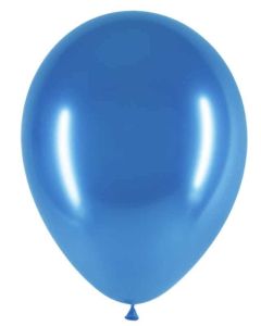 5" Blue Chromium Latex Balloons Oaktree