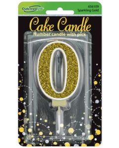 Oaktree Sparkling Fizz No.0 Candle 7.5cm Gold - 656109