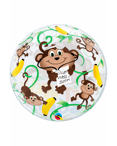 22"  Get Well Monkeys Bubble Qualatex