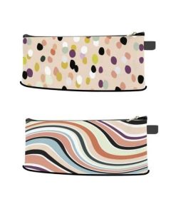 Spot & Swirl Design Pencil Case 20cm Tallon