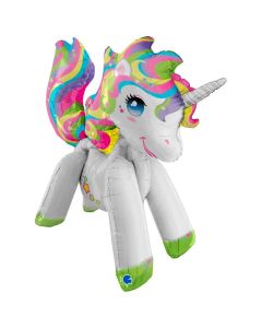 42" Unicorn Joinable Wonder Loon Foil Balloon Grabo