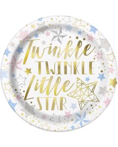 Twinkle Little Star 9" Plates 8pk Unique