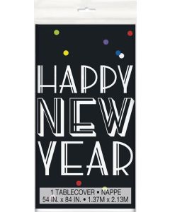 New Year Table Cover Neon Dots