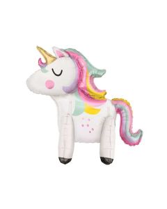 30" Unicorn Giant Standing Foil Balloon Unique