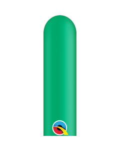 260Q Green Latex Balloons Pk100 Qualatex