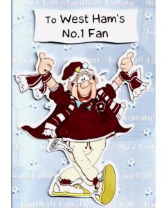 West Ham Die-Cut C50 Pk6