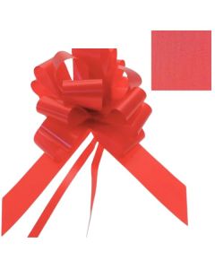 Rich Red Pull Bows 30mm Pk30 Florist Supplies
