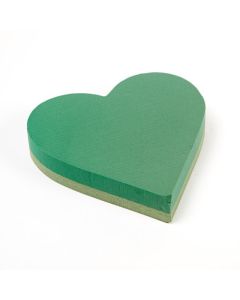 12" Solid Heart Foam Frame Pk2