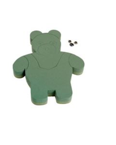 19" Standing Teddy Bear Foam Frame Pk2
