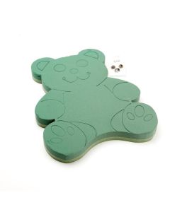 Foam Frames Sitting Teddy Bear With Eyes & Nose