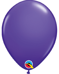5" Round Purple Violet Pk100 Qualatex Plain Latex Balloon - 82697/1