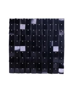Sequin Wall Panel 30cm X 30cm Square Sequins Black