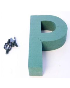 12" Letter P Oasis Foam Frame