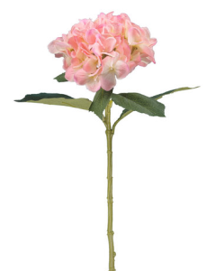 51cm SINGLE LARGE HYDRANGEA PEACH/PINK