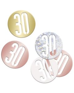 GLITZ ROSE GOLD 30 CONFETTI .5OZ - 84948/1