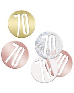 GLITZ ROSE GOLD 70 CONFETTI .5OZ - 84952/1