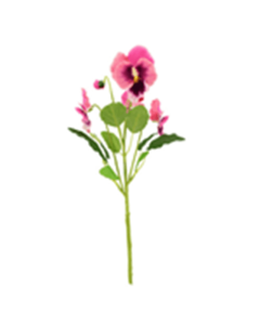 43cm Pansy Spray Pink