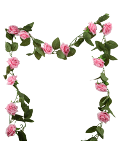 183cm (6ft) ROSE GARLAND PINK