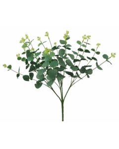 50cm Eucalyptus Bush Frosted Green