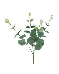 59cm Eucalyptus Spray Frosted Green