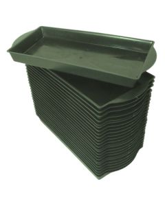 Green Plastic Single Brick Trays Pk25 Florist Supplies