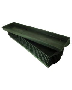 Green Plastic Double Brick Trays Pk10 Florist Supplies