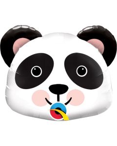 14" Panda Air-Fill Foil Balloon Unpackaged Qualatex