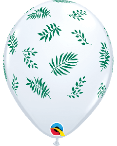 11" Tropical Greenery Latex 25pk Qualatex