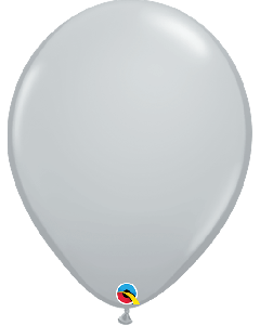 16" Gray Latex 50pk Qualatex