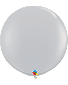 36" Gray Latex 2pk Qualatex