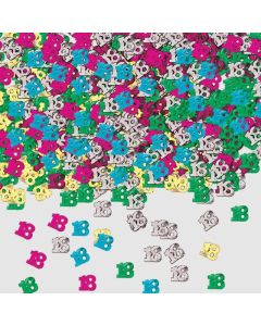 Age 18 Multi Coloured Table Confetti Amscan
