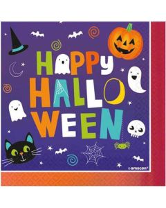 Halloween Friends Napkins Pk12