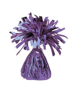 Purple Foil Balloon Weight Anagram