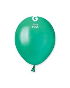 Metallic Green 5" Latex Balloons Pk50 #055 Gemar