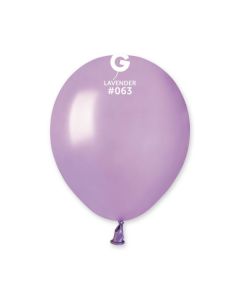 Metallic Lavender 5" Latex Balloons Pk50 #063 Gemar