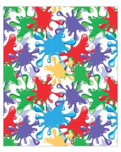 24 Sheets of Juvenile Male Gift Wrap Out Of The Blue
