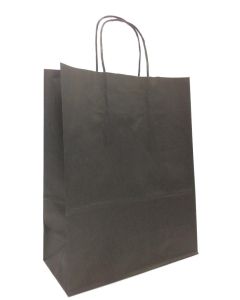 Medium Kraft Bag Black Pk25