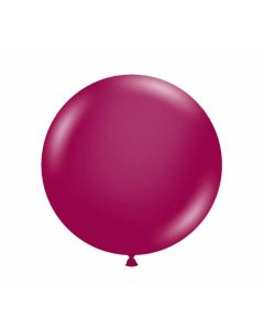36" Burgundy 10ct Tuftex® 100% Natural Latex Balloons