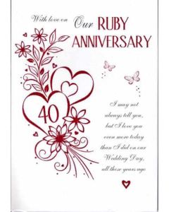 Anniversary Ruby Our C75 Pk6 Regal