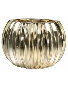 Gold Elecroplated Orchid Pot 18.3cm