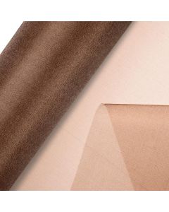Organza Snow Sheer Roll Chocolate Brown 29cm x 25m