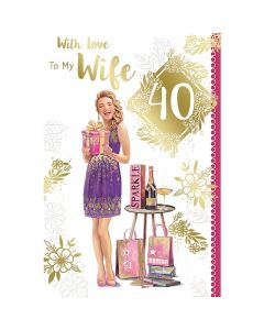 Wife Age 40 C75 Pk6 Xpress Yourself