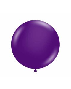 17" Purple ct Tuftex® 100% Natural50 Latex Balloons