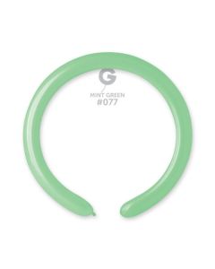 2"/5cm Mintgreen Latex Modelling Balloons Pk100  #077 Gemar