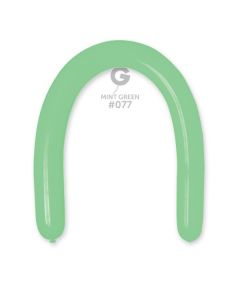 3"/8cm Mint Green Latex Modelling Balloons Pk50  #077 Gemar