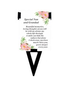 Nan & Grandad Laminate Card & Card Holder David Fischhoff